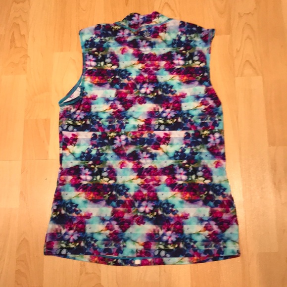Athlete rash guard size small floral print - Picture 3 of 4